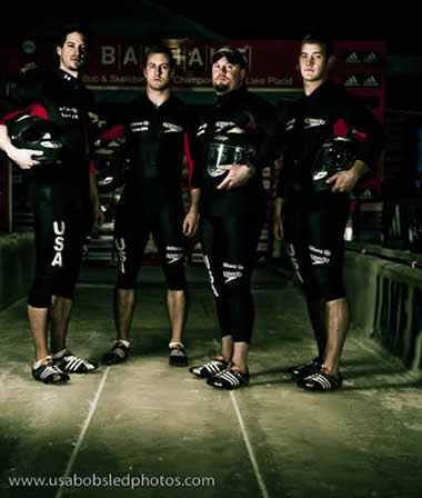 Team Holcomb at the 2009 World Championships